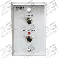CREST HEALTHCARE SUPPLY Bedside Station: 2 3/4 in Overall Wd, 24V DC, B-111C. Key specifications — Standards: FDA Listed; Manufacturer Part Number: B-111C; Color: White; Voltage: 24V DC; Brand: CREST HEALTHCARE SUPPLY; Call Station Type: Bedside Station; Part Type: Station Replacements; Station Type: Patient Stations.