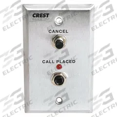 CREST HEALTHCARE SUPPLY Bedside Station: 2 3/4 in Overall Wd, 24V DC, B-111C. Key specifications — Standards: FDA Listed; Manufacturer Part Number: B-111C; Color: White; Voltage: 24V DC; Brand: CREST HEALTHCARE SUPPLY; Call Station Type: Bedside Station; Part Type: Station Replacements; Station Type: Patient Stations.