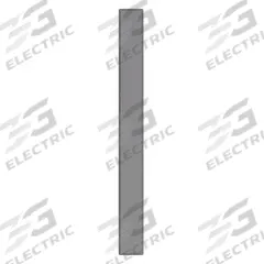 ASI GLOBAL Partition Column: Steel, Smooth Semi Gloss, Charcoal, 70 in Ht, 7 in Wd, 1 1/4 in Thick (MPN 40-91370794-23). Key specifications — Inner Core Type: Honeycomb; Brand: ASI GLOBAL PARTITIONS; Color: Charcoal; Finish/Texture: Smooth Semi Gloss.