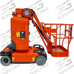 BALLYMORE Personnel Lifts: Battery, Drivable, 30 ft Elevated Platform Ht, 27 in x 36.6 in (MPN DVML-30RJ). Key specifications — Brand: BALLYMORE; Features Included: Pothole Protection System.