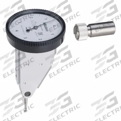 MITUTOYO Dial Test Indicator: 0 in to 0.008 in, Horizontal, Inch - Dial Test Indicators - Horizontal & Tilted-Face Styles