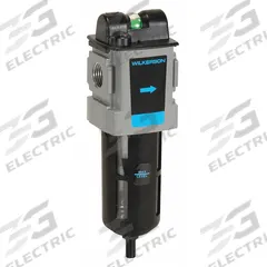 WILKERSON Oil Removal Filter: Coalescing, 1/2 in NPT, 0.01 micron, 85 cfm, 150 psi Max Op Pressure (MPN M18-04-CG00B). Key specifications — attr110055: M18; attr110008: WILKERSON.