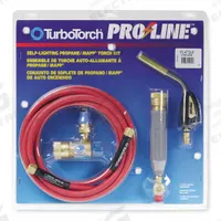 TURBOTORCH Torch Kit: Swirl Flame, Trigger-Start, Fixed Tip (MPN 0386-0838). Key specifications — Brand: TURBOTORCH; Manufacturer Part Number: 0386-0838; Compatible Fuel Type: Propane; Flame Adjustment: Adjustable Flame; Tip Type: Fixed Tip.