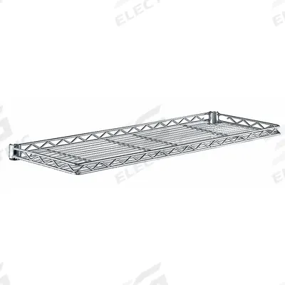 METRO Wire Cantilever Shelf: 60 in x 12 in, 1 Shelves, Split Sleeve, 150 lb Load Capacity - Cantilever Wire Shelves for Dry Use