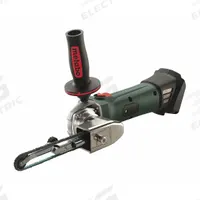 METABO Cordless Band File: LXT®, Bare Tool, 3/4 in Belt Wd, 18 in Belt Lg, 270° Rotation, 1,575 SFPM (MPN BF 18 LTX 90 BARE). Key specifications — attr663644: Band File; attr663651: Cordless; attr663658: Bare Tool; attr663657: LXT®; attr663654: Bare Tool; attr663663: METABO.