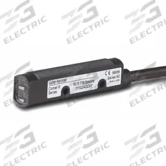 EATON Photoelectric Sensor Transmitter: M18 Threaded, Built-in Connector, 4 - Pin Micro Connector (MPN 11102AQD03). Key specifications — DC Supply Voltage Rating: 15-30V DC; Brand: EATON; Output Circuit: N/A for Transmitters.
