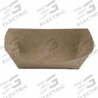 APPROVED VENDOR Disposable Carry-Out Food Container: 1 Compartments, 2 1/8 in Ht, Brown, 1,000 PK (MPN 7125). Key specifications — Brand: APPROVED VENDOR; Microwave Safe: No; Shape: Rectangular.