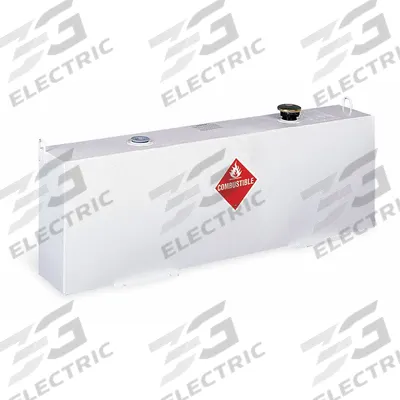 CRESCENT JOBOX Transfer Tank: White, Rectangle, 36 gal Capacity, Steel, 14 ga Thick - Rectangular Liquid Transfer Tanks