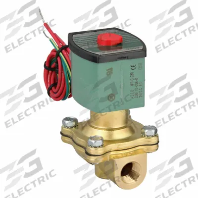 REDHAT Solenoid Valve: 2-Way, Normally Open, 3/8 in Pipe Size, 24V DC, Watertight - 2-Way/2-Position, Normally Open Solenoid Valves