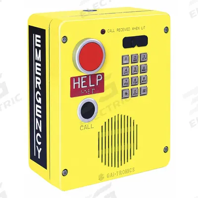 HUBBELL GAI-TRONICS Emergency Telephone: Surface Mount, Emergency and Public Access Phones - Emergency and Public Access Speakerphones