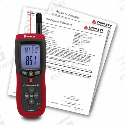 TRIPLETT HYGRO-THERMOMETER DEW POINT IR NIST: Onboard, Included - Infrared Temperature & Humidity Meters