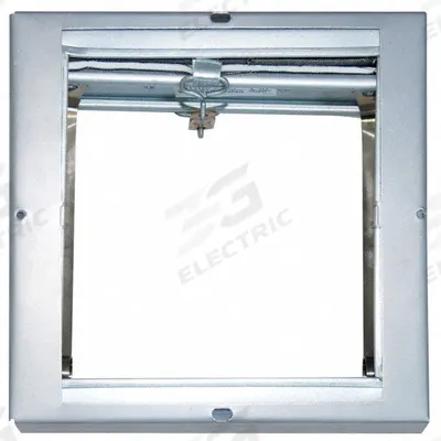 AIR KING Ceiling Radiation Damper: Steel, AKFH1, 908RJ7/908RJ9, (2) 1 in #6 Screws - Ceiling Radiation Dampers for Bathroom Exhaust Fans