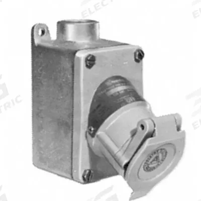 APPLETON ELECTRIC Receptacle: 1 Gang, GFCI, 125V AC, 20 A, 3 Pole - One-Gang Receptacles