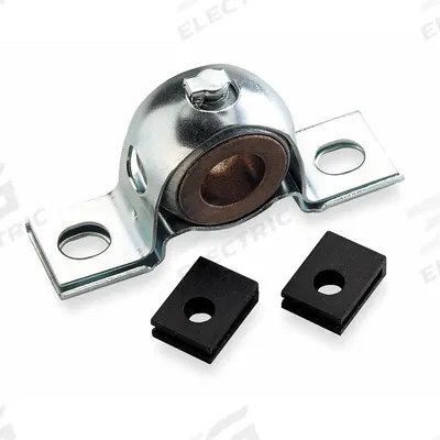 Dayton Pillow Block Bearing: 2 Bolt, 1/2 in Bore, 4 in Overall Lg, 2.093 in Overall Ht - Stamped Steel Pillow Block Plain Bearings