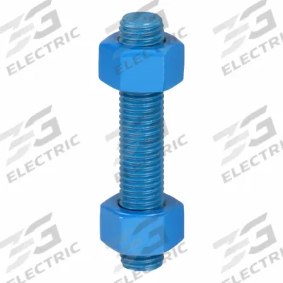 USA FASTENER Fully Threaded Stud: 3/4"-10 Thread Size, Steel, Grade B7, PTFE Coated - PTFE-Coated Fully-Threaded Rods & Studs
