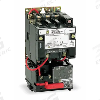 SQUARE D NEMA Magnetic Motor Starter: Non-Reversing, 3 Poles, NEMA Size 4 - Non-Reversing Starters with Electronic Overloads