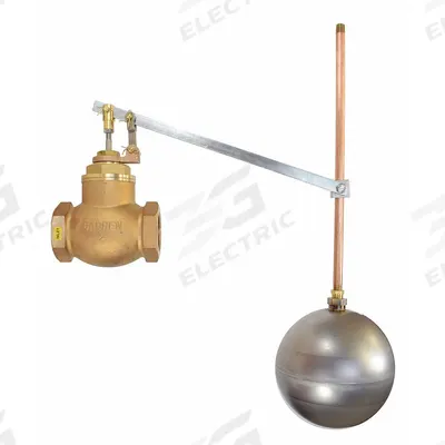 APPROVED VENDOR Float Valve Assembly: For Water Media, Straight Valve Body, Cylindrical - General Service Float & Lever Valve Assemblies