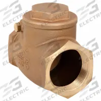 APPROVED VENDOR Swing Check Valve: Swing, Inline Valve Body, 2 1/2 in Pipe Size, FNPT x FNPT, Bronze (MPN 10F296). Key specifications — Brand: APPROVED VENDOR.