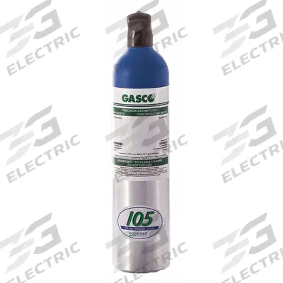 GASCO Calibration Gas: Nitrogen, +/-5% Accuracy, N2O, Calibration Gas - Calibration Gases for Portable Gas Detectors