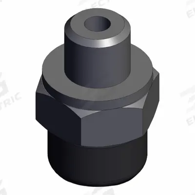 SMC Bellows Cup: Bellows, M5 x 0.5, 4 mm Pad Dia, NBR, Black, 50, 11 mm Pad Ht - Bellows Type Automotive Industry Vacuum Pad Assemblies