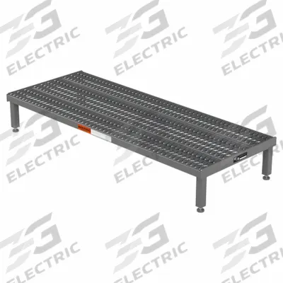 APPROVED VENDOR Work Platform: 14 in Platform Ht - Max, 24 in Platform Wd, 60 in Platform Dp - Adjustable-Height Single-Step Platforms