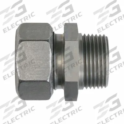 BRENNAN INDUSTRIES Compression Tube Straight: 12 mm OD x 4 mm OD x 1/4 in Pipe Size, Steel - Flareless Bite-Type Steel Compression Fittings