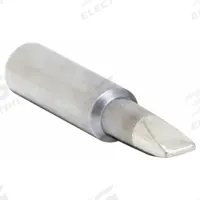 HAKKO Soldering Tip: T19 Series, Chisel, 5 mm W, 18 mm Lg (MPN T19-D5). Key specifications — Brand: HAKKO; Compatible Handpiece Manufacturer Model Number: FX-8805; Manufacturer Part Number: T19-D5.