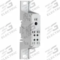 SCHNEIDER Power Distribution Block: Finger-Safe, Lug, Lug, 14 AWG – 2 AWG For Line Side Wire Sizes (MPN NSYEBAD11614). Key specifications — Mounting Type: DIN-Rail; Brand: SCHNEIDER; For Conductor Material: Copper.