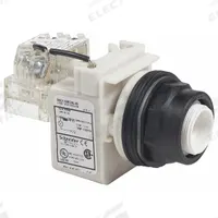 SCHNEIDER ELECTRIC Pilot Light: 30 mm Panel Mounting Size, Red, LED, 9001SK Series (MPN 9001SKT1LRR31). Key specifications — Series: 9001SK; Brand: SCHNEIDER; Includes Push-To-Test: Push-To-Test Included.