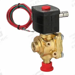 REDHAT Solenoid Valve: 4-Way, 1/4 in Pipe Size, 120V AC, Explosion Proof/Watertight, NAMUR Mount (MPN EF8342G001MS). Key specifications — Pipe Size: 1/4 in; Voltage: 120V AC; Brand: REDHAT; Coil Enclosure: Explosion Proof.