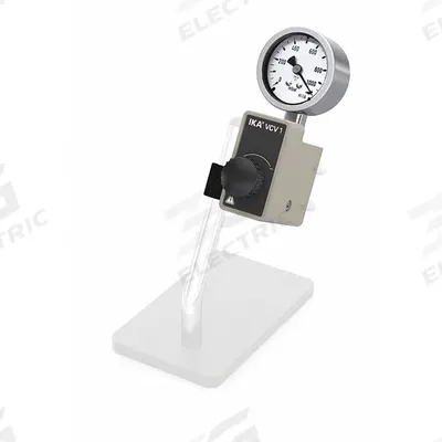 IKA Manual Vacuum Control Valve: 5 1/2 in Overall Lg, 2 5/8 in Overall Wd - Rotary Evaporator Accessories