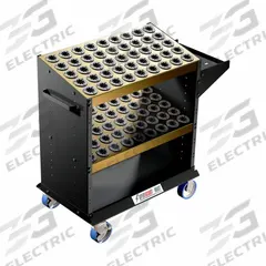 HUOT Tool Holder Cart: For HSK63A Taper, 90 Compartments (MPN 23970). Key specifications — attr1032789: HUOT; attr1033924: 23970; attr1070348: 90.