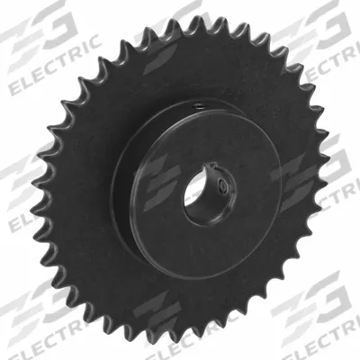 TRITAN Sprocket: 40, For 1/2 in Chain Pitch, 1 in Bore Dia, 38 Teeth, 6.054 in Pitch Dia - Size 40 Fixed-Bore Roller Chain Sprockets