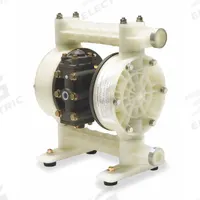DAYTON Double Diaphragm Pump: Polypropylene Body, 3/4 in, NPT Connection, 21 gpm, 231 ft Max. Head (MPN 6PY40). Key specifications — Brand: DAYTON; Seat Material: PP; Check Valve Material: PTFE.