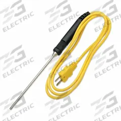 EXTECH Immersion Temperature Probe: -40°F to 1,292°F /-40°C to 700°C, Type K, 4 in Probe Lg (MPN 871515). Key specifications — Accuracy: ±2 % of Reading or ±4 °F/2 °C; Brand: EXTECH.