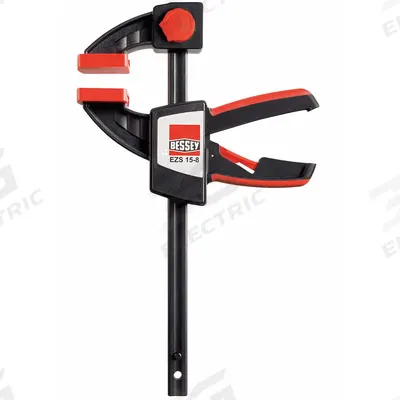 BESSEY Bar Clamp/Spreader: Soft-Touch Smooth, 18 in Max Jaw Opening - Dual-Function Trigger Clamps & Spreaders