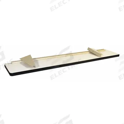 PRO-LINE Cantilever Shelf: 60 in Overall Wd, 12 in Overall Dp, Beige, Steel, ESD Laminate - Shelves for Workbenches