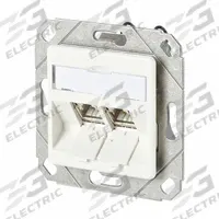 METZ CONNECT Wall Outlet: UPK, GD-Zn (Zinc Die-Cast), IDC Connection x RJ45, 180° Mounting Angle (MPN 130B11D21102-E). Key specifications — Housing Material: GD-Zn (Zinc Die-Cast); Mounting Type: UPK; Product Type: Wall Outlet; Connector Color: White; Connection Type: IDC Connection x RJ45.