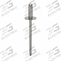 Blind Rivet,1 39/59" L,0.122" dia,PK500: Inch, 1 21/32 in Overall Lg, 3/8 in Body Lg, Plain, 500 PK (MPN SSD44SSBSLF201). Key specifications — Brand: POP AVDEL.