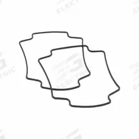 HAMMOND Replacement Gasket: For Replacing Worn or Damaged Gaskets on Electrical Enclosures, Silicone (MPN 1554QGASKET). Key specifications — Finish: Black Silicone; Brand: HAMMOND; Accessory Type: Replacement Gasket; Application: For Replacing Worn or Damaged Gaskets on Electrical Enclosures; Features: Replaceable Gasket is One Piece Made from High Temperature, U.L. Listed Silicone; Material: Silicone.