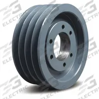APPROVED VENDOR V-Belt Pulley: C120, 4 Groove, 12.4 in OD, Bushed Bore, E, For C/CX Belt Section (MPN 1204C). Key specifications — attr1318293: C120; attr1318301: 12 in (C); attr1318291: C or CX.