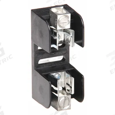 MERSEN Fuse Block: Open Block Design, 1 Pole, 250 V AC, Box Lug - Fuse Blocks for UL Class RK1 & RK5 Fuses