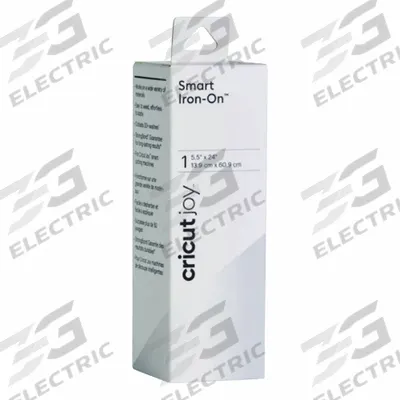 CRICUT Smart Iron-on Material: White, 24 in, 5 1/2 in (MPN 2007201) - Die Cutting Materials