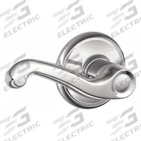 SCHLAGE Door Lockset: Passage Lever Locksets, Chrome, ADA Compliant (MPN F10 FLA 625). Key specifications — Ligature Resistance: Not Ligature-Resistant; Brand: SCHLAGE; Lockset Function ANSI Code: F75; Visual Indicator Message: No Message; Lockset Style: Flair; ADA Compliant: Yes; Finish: Bright Chromium-Plated.