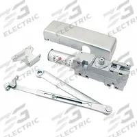 TOWNSTEEL Door Closer: Parallel Mounting Type, Grade 1 - Heavy Duty, Aluminum, 12 1/4 in Lg (MPN TDC 40-HOA-AL). Key specifications — Manufacturer Part Number: TDC 40-HOA-AL; Brand: TOWNSTEEL; Closer Series: TDC 40; Location Use: Interior/Exterior; Spring Type: Adjustable; Product Type: Door Closer; Spring Size: 6; Performance Duty Rating: 1.