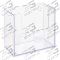 Cleanroom Wipe Holder: 4 3/4 in Overall Wd, 8 1/2 in Overall Ht, 10 in Overall Lg, PETG, Clear, Wall (MPN CONTEC89-W). Key specifications — Material: PETG; Mounting Location: Wall; Color: Clear; Product Type: Wipe Holder; Total Holding Capacity: Stack of Lint Free Wipes; Brand: POLTEX.