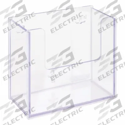 POLTEX Cleanroom Wipe Holder: 4 3/4 in Overall Wd, 8 1/2 in Overall Ht, 10 in Overall Lg - Lab Storage Bins
