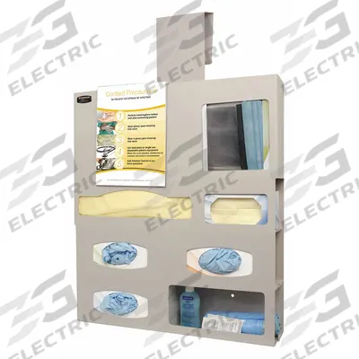 BOWMAN DISPENSERS Protection System: 23 3/8 in Overall Wd, 5 3/8 in Overall Dp - Surgical Gown & Dressing Dispensers