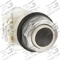 SCHNEIDER Extended Push Button Operator: Non-Illuminated, Extended Profile, Metallic, 30 mm, SPDT (MPN 9001KR3BH13). Key specifications — Brand: SCHNEIDER; Action: Momentary; Series: 9001K; Push Button Material Type: Metallic.