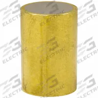 MAG-MATE Rare Earth Magnet: Neodymium, 1/8 in Outside Dia, 0.25 in Thick, Shielded Magnet, Encased (MPN RBS1225). Key specifications — Color: Brass; Max Pull Force: 0.13 lbf.